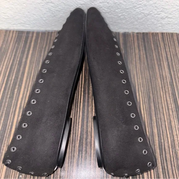 M. Gemi The Mina Women’s Loafer 39.5/US9 Black Suede Flats Made InItaly MSRP$348 - Picture 5 of 10